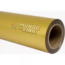 Vinil Textil 100% Strech Dorado Para Licra/telas Elásticas 