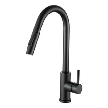 Deckcasa Sensor Torneira Cozinha Monocomando Gourmet Cor Preto Fosco