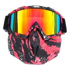 Óculos De Esqui Com Máscara De Esqui Removível Para Bloquear