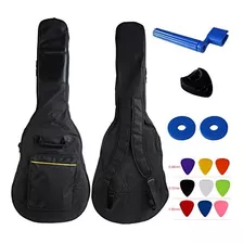 Ymc Bolsa Para Guitarra Acústica Con Doble Correa De Hombro 