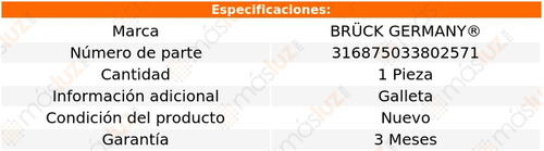 1- Soporte Goma De Escape Jetta 1.8l 4 Cil 1993/1999 Bruck Foto 2