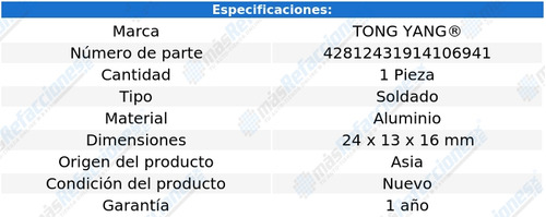 Condensador Suzuki Sx4 2007 2008 2009 2010 2011 2012 2013  Foto 2