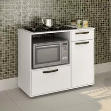 Balcão Para Cooktop E Forno Luna Chf Branco Hh