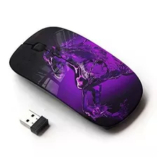 Ratón Inalámbrico 2.4g Óptico Koolmouse [pegasus Morado]