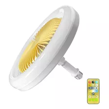 Lámpara De Techo Led Ajustable Con Ventilador Y Control Remo