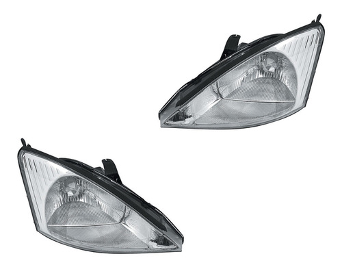 Par De Faros Depo Ford Focus 2000 2001 2002 Foto 5