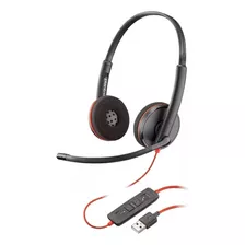 Audifonos Plantronics C3220 Usb-a, Negro, Usb