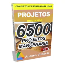6500 Projetos Marcenaria Completo Detalhado Madeiras Casas
