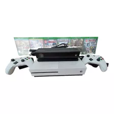 X Box One S 500gb Console Com 2 Controles E Kinect + 5 Jogos