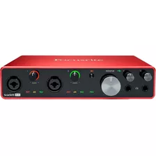 Interface De Áudio Usb Focusrite Scarlett 8i6 3º Geração