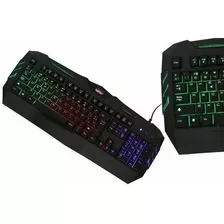 Teclado Gtc Mecanico Gamer Negro Retroiluminado Kgg-003