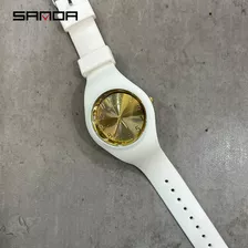 Reloj De Cuarzo De Silicona Impermeable De Temperamento Simp
