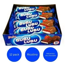 Bubulubu Grande 12 Pzas Chocolate Malvavisco Dulce Piñata