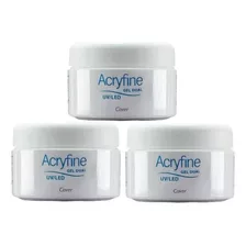 Gel Acryfine 30gr. X 3 Un. Uñas Esculpidas 