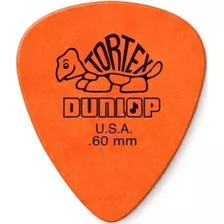 Jim Dunlop 418p 0.60 Tortex Standard Pack 12 Puas Color Naranja Tamaño 0,60