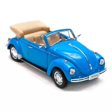 Carrinho Ferro Volkswagen Fusca Preto 1/24