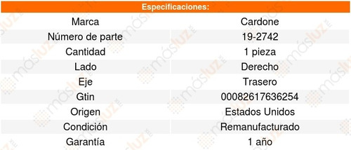 Caliper Freno Trasero Derecho Mazda Protege L4 2.0l 2003 Foto 5