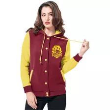 Jaqueta Grifinória Harry Potter Moletom Casaco College Blusa