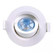 Spot Led 7w 6500k Branco Frio Redondo 110v/220v