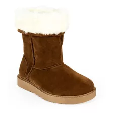 Bota Feminina Peluciado, De Neve 100% Forrada, Microfibra 