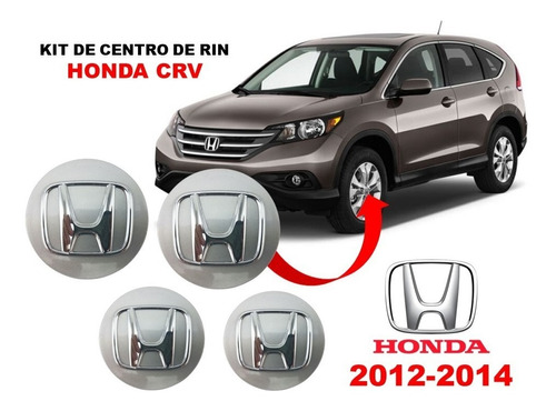 4 Centros De Rin Honda Crv 2012-2014 Foto 2