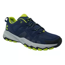 Tenis Azules Tipo Tracking Zapatos Hombre Charly 1086716