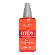 Óleo Btox Reconstrutor Progressivo Brilho E Nutrição 60ml 