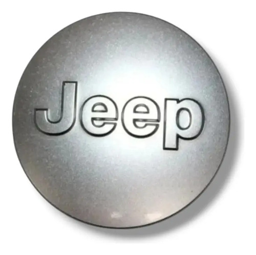 Calota Central Jeep Renegade Compass 609823470 Prata Roda Prata