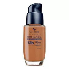 Base De Maquillaje Vogue Mate Natural 30ml Tono Canela