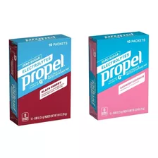 Bebida Polvo Propel Individual Limonada F, Cereza Negra 20pz