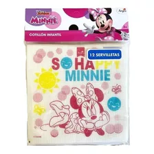 Servilletas De Papel Minnie Pop 12pcs Para Cumpleaños Argos