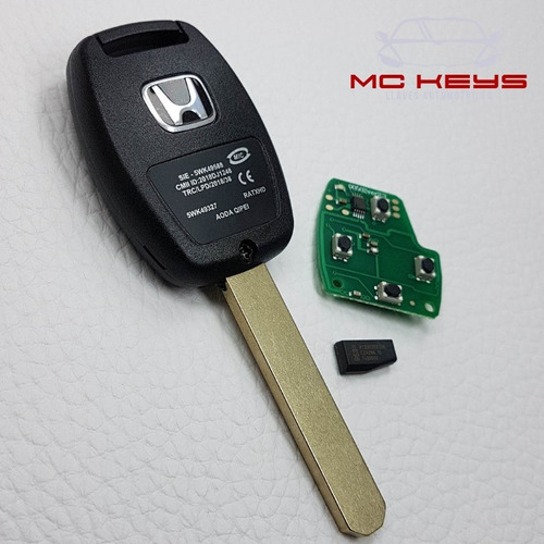 Llave Control Chip Honda Accord  2003 2004 2005 2006 2007 Foto 10