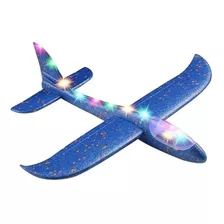 Pack X10 Avion Planeador Con Luces Led Plumavid Juego