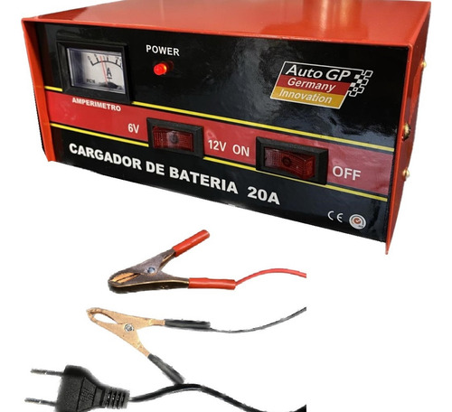 Cargador Bateria Moto Cuatri Lancha Jet Ski 6v 12v 20 Amp