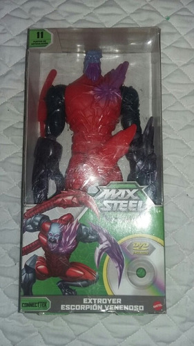 Figura Max Steel Xtroyer Scorpion Venenoso