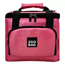 Bolsa Térmica Feminina Trabalho Passeio 2gobag Mid Pink Cor Rosa-chiclete