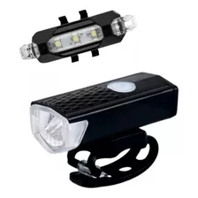 Set Luces Bicicleta Delantera Y Trasera Recargable Usb