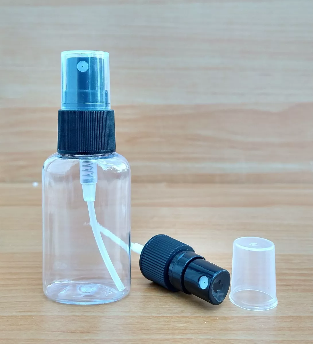 10 Frascos Plástico Pet Oval 30ml Válvula Spray Para Perfume