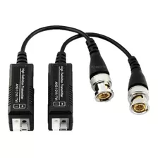 Par De Conector Video Balun Cameras Hd Cvi Tvi Engate Rapido