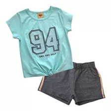 Conjunto Verao Feminino Camiseta E Short