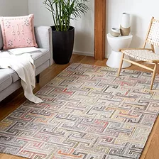 Colección Metro 4' X 6' Gris/ru?stico Met551f Alfombra...