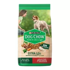 Alimento Dog Chow Salud Visible Sin Colorantes Para Perro Adulto De Raza Mediana Y Grande Sabor Mix En Bolsa De 8 kg