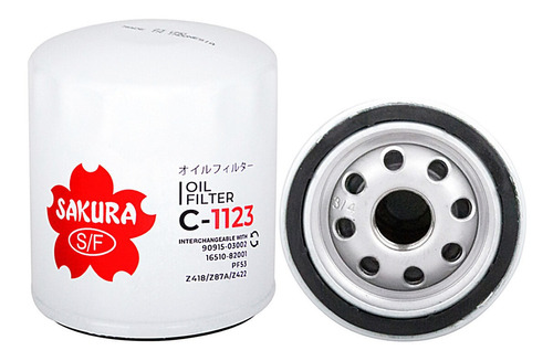 1) Filtro Aceite Toyota Tundra 3.4l V6 09/14 Sakura Foto 2