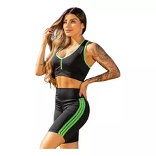 Conjunto Fitness Feminino Short Academia