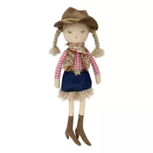 Mon Ami Clementine The Cowgirl - Muneca De Felpa Suave Y Ele