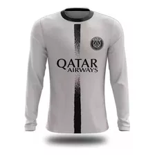 Camiseta Manga Longa Paris Saint Germain Neymar Jr Envio Hoj