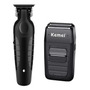 Kit Kemei Máquina De Corte Km-2299 E Acabamento Km-1102 Bivolt Preto 5v