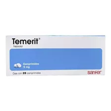 Temerit 5 Mg Caja Con 28 Tabletas