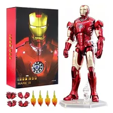 Iron Man Mark Ill Figura De Acción Con Led