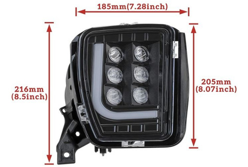 Exploradoras Led Para Dodge Ram 1500 Foto 6